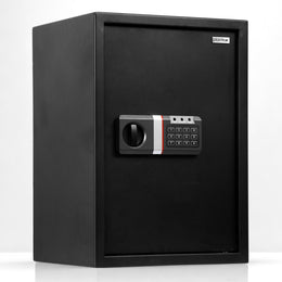 Plantex Safe Locker for Home/56 Litre Hotel Safe Tijori Box/Digital Locker/Electronic Safety Locker with Master & User Dual Code Access with Emergency Key/2 Years Warranty By Plantex (Black)