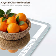 Plantex Mirror with Light with 3 Tone/Designer Mirror for Living Room/Bedroom/Dressing Room - Rectangle Shape (18 X 24 Inch)