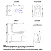 Plantex Siphonic Flush System Ceramic Commode/S Trap Western Toilet with Siphonic Vacuum Flush/One Piece Western Commode With Soft Close Toilet Seat (White - Ukrain)