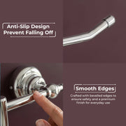 Plantex 304 Grade Stainless Steel Towel Ring/Napkin Hanger for Kitchen/Towel Holder for Wash Basin/Bathroom Accessories, Skyllo (Chrome Finish)