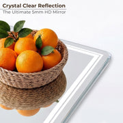 Plantex LED Mirror for Bathroom with 3 Tone/Designer Mirror for Living Room/Bedroom/Dressing Room - Rectangle Shape (18 X 24 Inch)