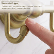 Plantex 304 Grade Stainless Steel Robe Hook/Cloth-Towel Hanger/Napkin Hanger/Bathroom Accessories - Skyllo (Antique)