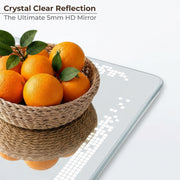 Plantex LED Mirror for Wash Basin with 3 Tone/Designer Mirror for Living Room/Bedroom/Dressing Room - Rectangle Shape (18 X 24 Inch)