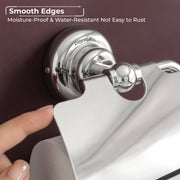 Plantex 304 Grade Stainless Steel Toilet Paper Roll Holder/Tissue Paper Holder/Toilet Paper Holder in Bathroom/Kitchen/Bathroom Accessories Pack of 1, Skyllo (Chrome)