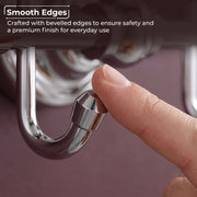 Plantex 304 Grade Stainless Steel Robe Hook/Cloth-Towel Hanger/Napkin Hanger/Bathroom Accessories Pack of 1, Skyllo (Chrome)