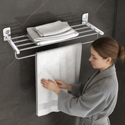 Plantex Dream Stainless Steel Towel Rack for Bathroom/Towel Stand/Towel Hanger/Bathroom Accessories - (24 Inch-Chrome) - Pack of 1