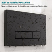 Plantex Flush Plate/Dual Flush Plate for Toilet/Mechanical Dual-Flush Plate/Water-Saving Technology  Pack of 1 (4519, Black)