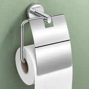Plantex Stainless Steel Toilet Paper Holder for Bathroom/Tissue Paper Holder/Toilet Paper Roll Holder/Bathroom Accessories - Brezza (Chrome)