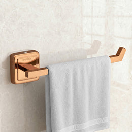 Plantex 304 Grade Stainless Steel Towel Ring for Wash Basin/Napkin Hanger for Bathroom/Towel Hanger/Towel Holder/Bathroom Accessories - Decan (Rose Gold)