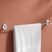 Plantex 304 Grade Stainless Steel 24 Inch Single Towel Rod/Towel Holder for Bathroom/Towel Bar/Hanger/Stand/Bathroom Accessories - Olive (Chrome)