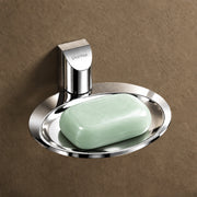 Plantex Smero Pure Brass Soap Holder for Bathroom & Kitchen/Soap Stand/Case/Dish/Bathroom Accessories - Superb (Chrome)