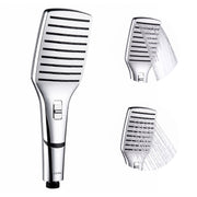 Plantex ABS Hand Shower for Bath/2 Mode Bathroom Shower/Rectangle Hand Shower Without Hose Pipe for Home/Hotel - (Chrome, H399)