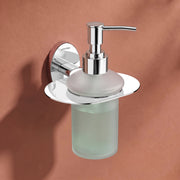 Plantex 304 Grade Stainless Steel Wash Basin Handwash Holder and Dispenser for Liquid Soap/Bathroom Accessories - Olive (Chrome)