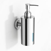 Plantex Liquid Soap Dispenser for Bathroom/Stainless Steel Shampoo Dispenser/Round Hand wash Dispenser/Bathroom Accessories - Pack of 1 (Chrome)