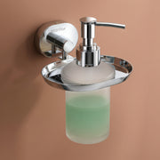 Plantex J4 Stainless Steel Liquid Soap Dispenser/Shampoo Dispenser for Wash Basin/Hand Wash Dispenser Wall Mounted/Bathroom Accessories (Chrome Finish) Onix