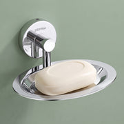Plantex Stainless Steel Soap Holder for Bathroom/Soap Stand/Soap Dish/Soap Storage/Bathroom Accessories - Brezza (Chrome)