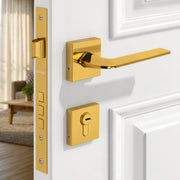 Plantex Brass Premium Door Lock With 3 Years Of Warranty By /Main Door Lock For Home/Mortise Lock For Door - Main Door Lock Set (7105 - Gold)