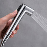 Plantex Self Cleaning Health Faucet for Toilet/ABS Plastic Jet Spray for Bathroom/Hand Gun/ Without Hose Pipe - Pack of 1 (Chrome)