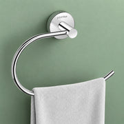 Plantex Stainless Steel Napkin Holder for Wash Basin/Towel Hanger for Bathroom/Napkin Hanger/Bathroom Accessories - Pack of 1 (Chrome)