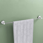 Plantex Stainless Steel Towel Holder for Bathroom/24 Inch Single Towel Rod/Towel Hanger/Stand/Bathroom Accessories - Pack of 1 (Chrome)