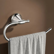 Plantex 304 Grade Stainless Steel Washbasin Towel Holder/Hand Towel Hanger/Napkin Ring for Kitchen/Bathroom Accessories (Chrome) Niko