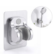 Plantex ABS Hand Shower Holder For Bathroom/Strong Self Adhesive Adjustable Handheld Shower/No Drilling Wall Mount Bracket - (Chrome)