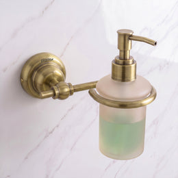 Plantex 304 Grade Stainless Steel Liquid Soap Dispenser/Shampoo Dispenser/Hand Wash Dispenser/Bathroom Accessories - Skyllo (Antique)