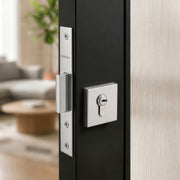 Plantex Dead Lock for Main Door/Lock with Brass 70mm Cylinder with Lock Body and 3 Computerized Keys - Pack of 1 (Satin)