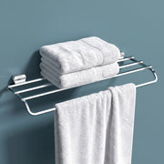 Plantex Towel Rack for Bathroom/304 Grade Stainless Steel Towel Bar/24 Inch Towel Hanger/Towel Stand/Bathroom Accessories - Pack of 1 (Delta - 2806, Chrome)