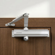 Plantex Heavy Duty Automatic Door Closer/Hydraulic Door Closer for Home/75kg Adujstable Spring Door Closer for Wooden Door & Metal Door (ISO 9001 Certified) - Silver