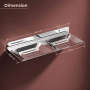 Plantex Stainless Steel Double Soap Holder for Bathroom/Soap Stand/Soap Dish/Wall Mounted Soap Holder/Bathroom Accessories