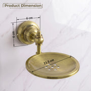 Plantex 304 Grade Stainless Steel Soap Dish/Soap Stand/Bathroom Soap Holder/Bathroom Accessories/Skyllo (Antique)