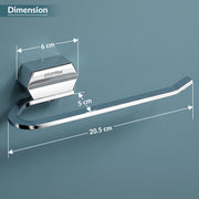 Plantex Napkin Ring for Bathroom/304 Grade Stainless Steel Towel Ring/Towel Holder/Towel Hanger/Bathroom Accessories - Pack of 1 (Delta - 2803, Chrome)