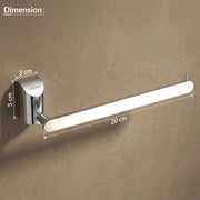 Plantex Smero Pure Brass Hand Towel Hanger/Towel Holder for Washbasin/Napkin Hanger for Wash Basin/Bathroom Accessories (Chrome Finish) Superb