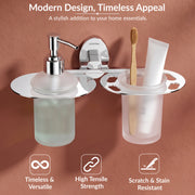 Plantex Olive Hand wash Holder for wash Basin Liquid soap Dispenser - 304 Stainless Steel