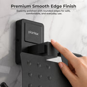 Plantex 304 Garde Stainless Steel Toilet Paper Roll Holder/Toilet Paper Holder in Bathroom/Kitchen/Bathroom Accessories - Darcy (Black)