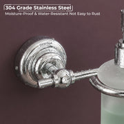 Plantex 304 Grade Stainless Steel Handwash Holder/Wall Mounted Dispenser/Bathroom Accessories - Skyllo (Chrome)