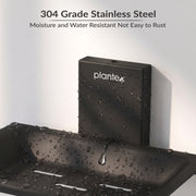 Plantex 304 Grade Stainless Steel Bathroom Soap Holder/Wall Mounted Soap Holder/Soap Dish Stand/Bathroom Accessories - Crystal (Black)