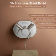 Plantex J4 Stainless Steel Robe Hook/Clothes Hanger for Wall/Hangers for Bathroom/Bathroom Accessories (Chrome Finish) Onix