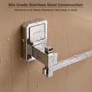 Plantex 304 Stainless Steel Napkin Holder for Wash Basin/Towel Ring for Bathroom/Napkin Hanger for Kitchen/Bathroom Accessories, Darcy(Chrome Finish)
