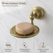 Plantex 304 Grade Stainless Steel Soap Dish/Soap Stand/Bathroom Soap Holder/Bathroom Accessories/Skyllo (Antique)