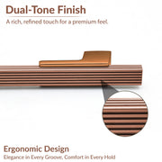 Plantex Aluminium Cabinet Handle/900mm Wardrobe Handle for Home/Cupboard Door Pull-Push Handles for Office - Pack of 1 (DTC-5580, Rose Gold)