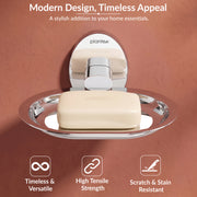 Plantex 304 Grade Stainless Steel Soap Holder Stand for Bathroom and Wash Basin/Wall Mounted Soap Holder/Soap Dish/Bathroom Accessories (Chrome)