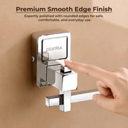 Plantex 304 Stainless Steel Napkin Holder for Wash Basin/Towel Ring for Bathroom/Napkin Hanger for Kitchen/Bathroom Accessories, Darcy(Chrome Finish)