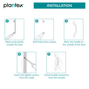 Plantex Cabinet Handle/96mm Handle for Drawer/Wardrobe/Kitchen Handle/Pull-Push Handle for Home/Office - Pack of 1 (Gold)