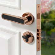 Plantex Door Lock Set with Keys/Mortise Door Lock for Home/Office/Hotel - Pack of 1 (OHMH-21, PVD Rose Gold & Black)
