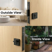 Plantex Dead Lock for Main Door/Lock with Brass 70mm Cylinder with Lock Body and 3 Computerized Keys - Pack of 1 (Z-Black)