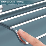 Plantex Towel Rack for Bathroom/304 Grade Stainless Steel Towel Bar/24 Inch Towel Hanger/Towel Stand/Bathroom Accessories - Pack of 1 (Delta - 2806, Chrome)