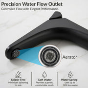 Plantex Brass Wash Basin Mixer Tap/Hot & Cold Basin Mixer Faucet/Deck Mount Pillar Spout for Bathroom Sink - Pack of 1 (APS-4603, Black)
