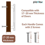 Plantex Aluminium Cabinet Handle/900mm Wardrobe Handle for Home/Cupboard Door Pull-Push Handles for Office - Pack of 1 (DTC-5580, Rose Gold)